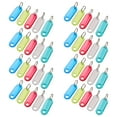 thumbnail image 1 of Llaveros de Forma Ovalada de Plástico Unique Bargains etiqueta de Identificación de Habitación de Equipaje 50 Pcs, 1 of 2