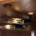 thumbnail image 6 of 70" Corner Curio Cabinet with LED Lights, Glass Display Shelf with Doors and 4 Adjustable Shelves, Vintage Storage Rack for Living Room, Office, Bar, Oak, 6 of 9