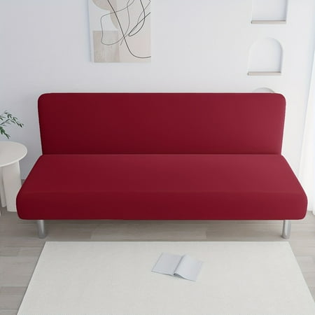 

PORK Stretchable Waterproof Milk Silk Sofa Cover - Armless Washable Removable Stain-Resistant Pet-Friendly - Ideal For Home Office Hotel Decor - Classic Style Machine Washable Ela