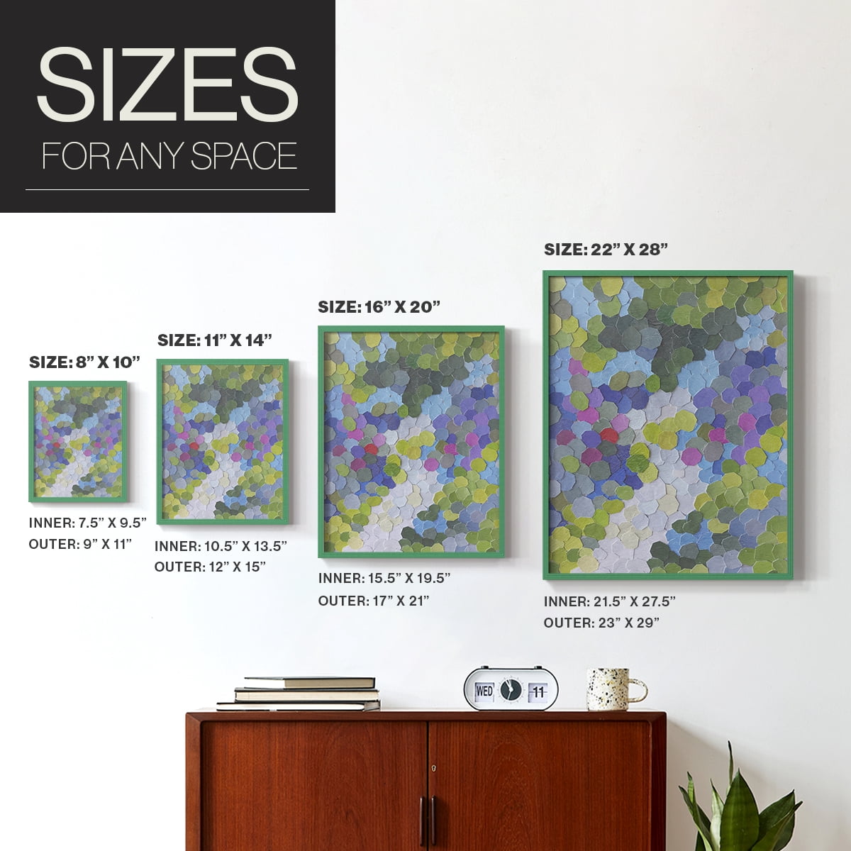 A Stroll through Selby Gardens in Paper Solid Wood 11 x 14 Framed Print