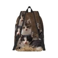 thumbnail image 3 of Balery Cat Family Vintage Canvas Backpack for Men and Women - Large Capacity, Durable Travel Laptop Bag for School, Work, Hiking, and Outdoor Activities, 3 of 7