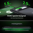 thumbnail image 4 of GFDYREE for Google Pixel 7 Case, [Anti-Fingerprint] [Slim Fit] [Military Protection] with Impact-Absorbing Layer Design [Shockproof] Translucent Matte Hard Back Cover for Pixel 7 6.3", Black, 4 of 7