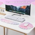 thumbnail image 5 of 3Pcs Cloud Wrist Rest Keyboard Set Mouse Pad Wrist Support Set, 5 of 5