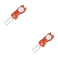 thumbnail image 4 of relayinert Terrain de Golf Réparation Balle Marqueur Rainure Efficace et Durable Rouge 12x3x1.5cm 2Set, 4 of 6
