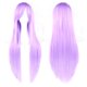 thumbnail image 1 of Peluca de anime cosplay foto de viaje de verano color cabello largo y liso pelucas con flequillo oblicuo, 1 of 6