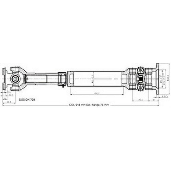 Drive Shaft Assembly Front