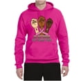 thumbnail image 2 of Wild Bobby In October We Wear Pink Protest Fists Breast Cancer Awareness Unisex Hoodie Sweatshirt, Fuschia, 3X-Large, 2 of 6