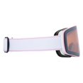 thumbnail image 3 of jinwen Ski Goggles Adjustable Strap Eye Protection Anti Fog Protective Snow Goggles White and Pink Frame, 3 of 9