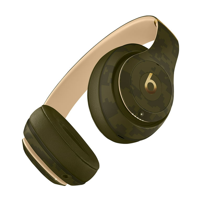 gør ikke Arving Det er det heldige Beats Studio3 Wireless Noise Cancelling Headphones - Beats Camo Collection  - Forest Green - Walmart.com
