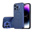 thumbnail image 1 of For iPhone 12 Pro, Case with Kickstand,MagSafe Compatible Case with Built-in Camera Cover,Slim Shockproof Dustproof Case Cover, purple, 1 of 1