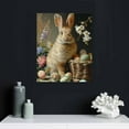 thumbnail image 5 of Nawypu  Easter Wall Art Cute Bunny Poster Rabbit Easter Egg Gnome Painting Jesus Canvas Prints Picture for Living Room Decor, 5 of 5