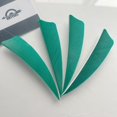 thumbnail image 1 of 50PCS 3 Inch Shield Archery Arrow Turkey Feathers Fletching Right Wing For Hunting Accessories Steel blue, 1 of 6