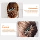 thumbnail image 4 of Peineta para novia con diamantes de imitación, peine lateral para el cabello, peine para insertar en el cabello, tocado de boda, 4 of 5