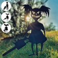 thumbnail image 4 of Uanit Halloween Ghost Zombie Girl Halloween Metal Garden Yard Stake Decoration Movies Metal Stakes Yard Halloween Decorations Outdoor Scary Family Home Front Yard Sign Halloween Party 40cm, 4 of 6