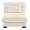 Cream, variant on Tan Velvet Armless Sofa - 36.22 in L x 37.01 in W x 33.46 in H for Living Room