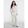 thumbnail image 2 of No Boundaries Wide Leg Fleece Pants, 28", 30", 32" Inseams, Women's & Women's Plus XXS-4X, 2 of 5