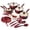 Wine, variant on Tramontina Ceramaware 20-Piece Ceramic Nonstick Cookware Set , Green
