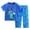 Blue, variant on Boys Pajamas Summer Cartoon Dinosaur Car Prints Kids Baby Thin Breathable Soft Cotton 2 Piece Pajama Set Pajamas for Kids Navy 6 Months-12 Months