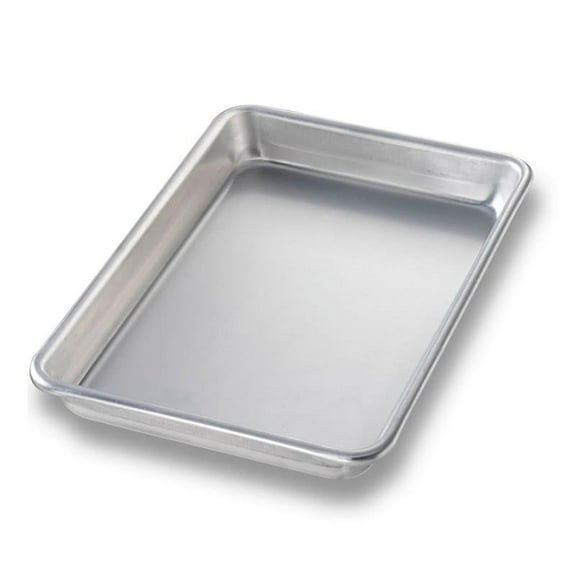 Chicago Metallic 41800 Plain Aluminum 1/8-Size Baking Sheet Pan - 12 / CS