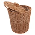 thumbnail image 3 of Household Simulation Rattan Storage Bucket Creative Storage Bucket with Lid, 3 of 3
