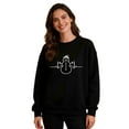 thumbnail image 2 of Yteetum Couples Matching Christmas Sweatshirts Oversized Crewneck Christmas Pullover Hoodless Sweatshirts Mens Womens Round Neck Xmas Graphic Print Loose Fits Long Sleeve Sweatshirts Christmas Gifts, 2 of 9
