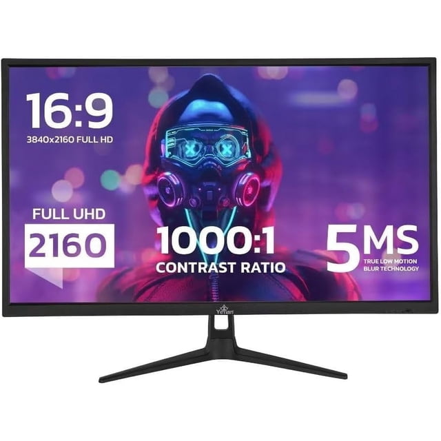 Monitor gamer Yeyian YMG-4K27-01 LED de 27 4K UHD (3840x2160) Panel IPS 60 Hz Retroiluminacion RGB FreeSync 99% sRGB HDMI USB VESA 100X100mm