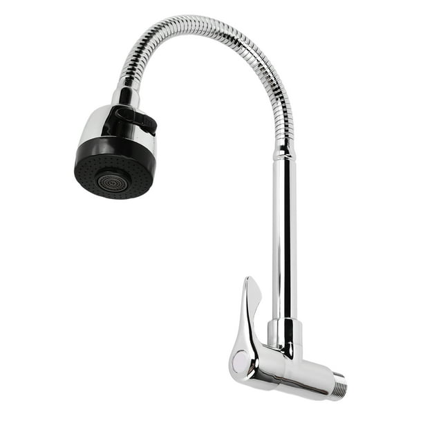Grifo Giratorio De Cocina, Grifo Giratorio De 360 grados Con Ajuste De Volumen De Agua, Grifos De Fregadero De Cocina Abatibles, Se Instalan Fácilmente Para Barra, ,