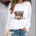 thumbnail image 1 of Pntutb suéter de cuello redondo con estampado navideño suelto de moda para mujer Pntutb Pntutb-5673, 1 of 7