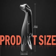 BEZOX Angled Head Nail Clippers for Seniors - Ergonomic Toenail Clipper for Thick Nails, Nail Cutters with Catcher - Black