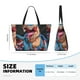 thumbnail image 4 of Fotbe Blue Dinosaur Bolsa de Viaje para Playa - Resistente al Agua, Bolsa Tote de Gran Capacidad y Ligera con 7 Bolsillos para Mujeres y Hombres, 4 of 7