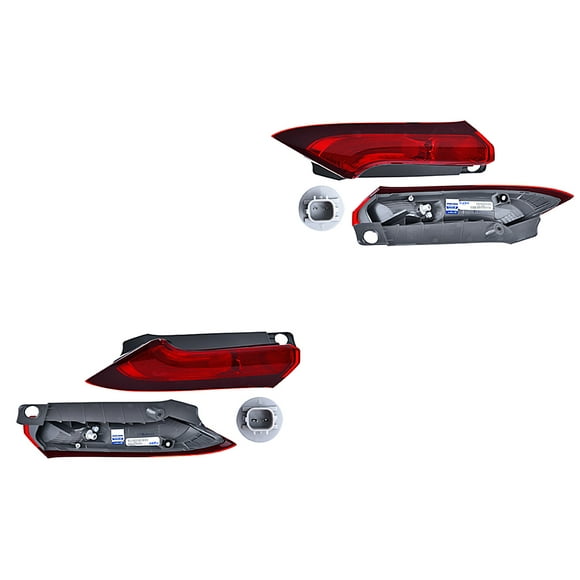Par de Calaveras Cr-V 2015 A 2016 Honda Sup DEPO .
