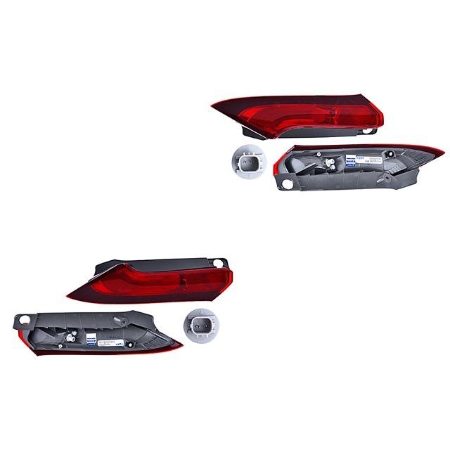 Par de Calaveras Cr-V 2015 A 2016 Honda Sup DEPO .