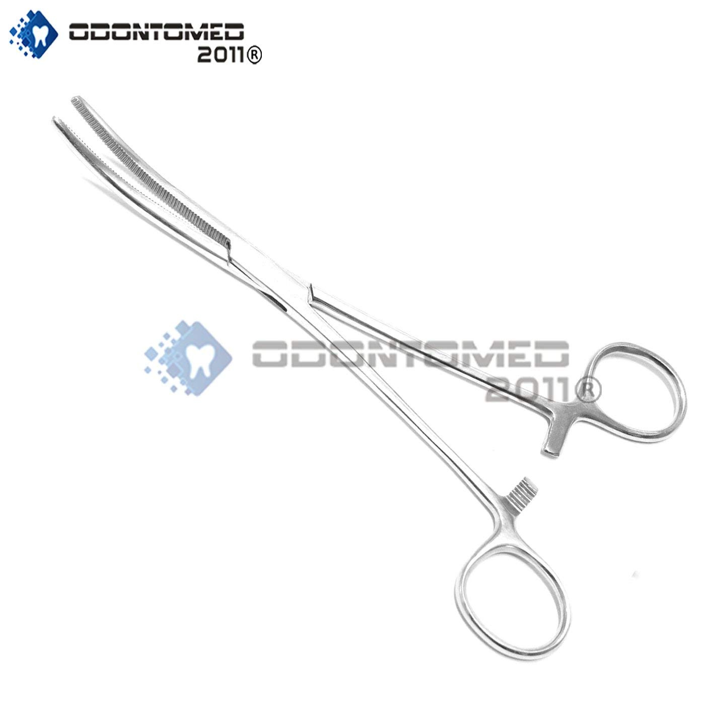 OdontoMed2011 5 SELF LOCKING CURVED FORCEPS STAINLESS STEEL QUALITY INSTRUMENTS