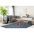 thumbnail image 2 of Ottomanson Diagona Geometric Cubes 8x10 Area Rug, 7'8" x 9'8", Navy/Ivory, 2 of 7