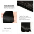 thumbnail image 5 of Peruvian Hair Bundles with Closure Bone Straight Human Hair Bundles with 5x5x1 Lace Closures 3/4 Bundles Weave Human Hair Bundles with Closure, 5 of 6