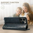 thumbnail image 4 of iPhone 14 Case Wallet, iPhone 14 Wallet Case Leather Folio Case Flip Cover with  Kickstand Credit Card Holder for iPhone 14 6.1" 2022 Blue, 4 of 6