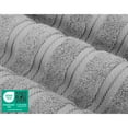 thumbnail image 3 of American Soft Linen Luxury 3 Piece Towel Set, 100% Cotton Turkish Towels for Bathroom, Light Grey, 3 of 6