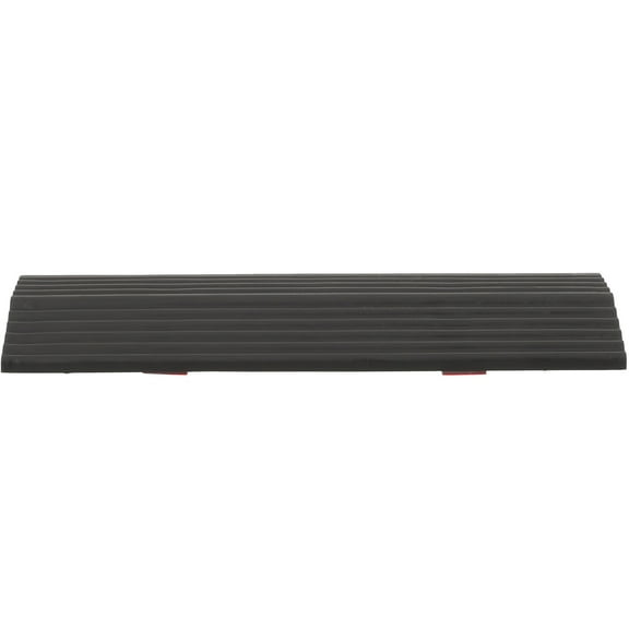 Threshold Ramp, Durable Solid Rubber with 2200lbs Load Capacity, Non-Skid and Anti-Slip Surface, Wheelchair Ramp for Doorways and Bathroom (0.5 Inch Rise)