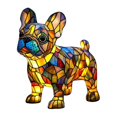 thumbnail image 1 of Dogs Lamps, Stained Glass Lamps, Dog Series Art Table Night Light, 1 of 5