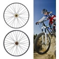 thumbnail image 3 of Mountain Bike Wheelset, 27.5" Aluminum Alloy Mountain Disc Double Wall, Front & Rear Mountain Bicycle Wheels, for 7-12 Speed Cassette, 3 of 9