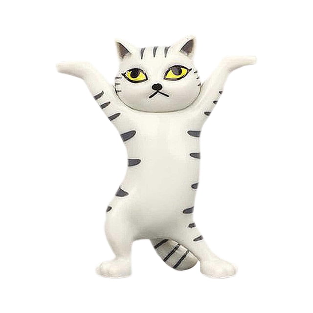 Figura, muñeca, gato bailando, anime, periférico, encantador, gatito