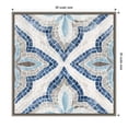 thumbnail image 3 of Amanti Art Blue Moroccan Tile Framed Canvas Wall Art Print, 3 of 8