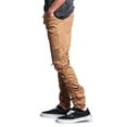 thumbnail image 3 of Victorious Men's Scrunch Stacked Biker Twill Jogger Pants JG882 - Wheat - 5X-Large, 3 of 6