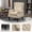 Camel, variant on Coffee Microsuede Accent Chair with Sturdy Wood Frame, Modern Armchair Lounge Chair for Living Room Bedroom