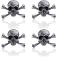 thumbnail image 1 of 4 broches góticos estilo punk con calavera y tibias cruzadas. Insignia de aleación, ideal para decorar trajes, abrigos y chaquetas de hombre y mujer., 1 of 7