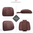 thumbnail image 5 of Reposacabezas de asiento de coche de gamuza, almohada para el cuello, cojín de espuma viscoelástica suave para apoyar la cabeza, Mercedes Benz Clase S, diseño Maybach, accesorios para coche, 5 of 5
