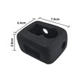 thumbnail image 3 of ActionCam Pro Sponge Foam Wind Noise Reduction Case for Action 5 Pro Black Mini Camera, Outdoor Gale Weather & Exercise Filming, 3 of 8