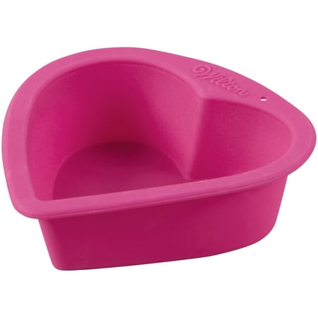 Wilton Bright Pink Heart Mini Silicone Mold