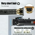 thumbnail image 4 of Men's Professional Cordless Hair Clipper - T-Shaped 0.1mm Blade, 4-Speed Motor, LED Display, 1800mAh 3H, Complete Kit for Home/Barbershop, 4 of 7