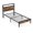Twin Size, variant on Twin/Full/Queen Bed Frame with Storage Headboard and Charging Station